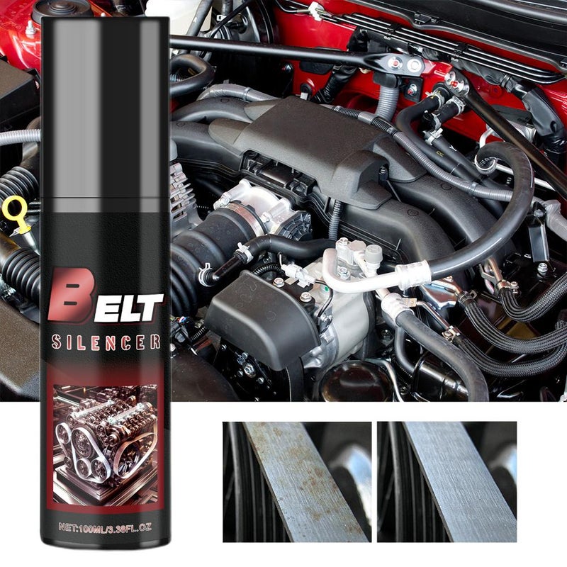 Belt Conditioner Spray Automotive, 1pcs 100ml Belt Car Engine Belt Lubrication & Silencer Spray, Reduces Noise&Friction, Restores Grip&Extends Belt Life, for suvs,trucks Universal cars Maintenance - Image 4
